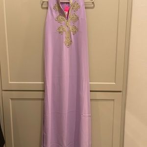 Lilly Pulitzer size 2 lavender long dress. NWT.